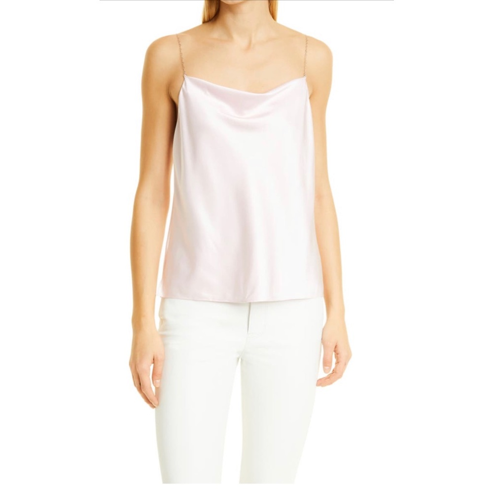 CAMI NYC Busy Heart Stretch Silk Camisole